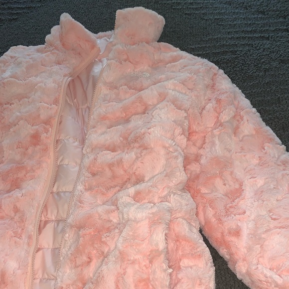 Baby Pink North Face Reversible Jacket - Picture 2 of 8